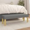 Vidaxl Bench, Dark Gray, 100X30X30 Cm, Upholstered with Fabric
