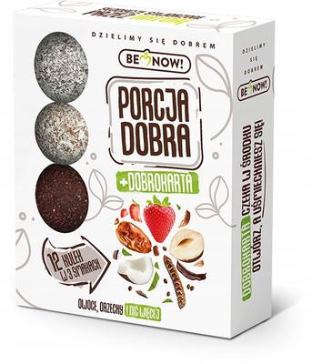 Portion Dobra Kugeln Frucht Nüsse 12 Stk. in 3 Geschmacksrichtungen