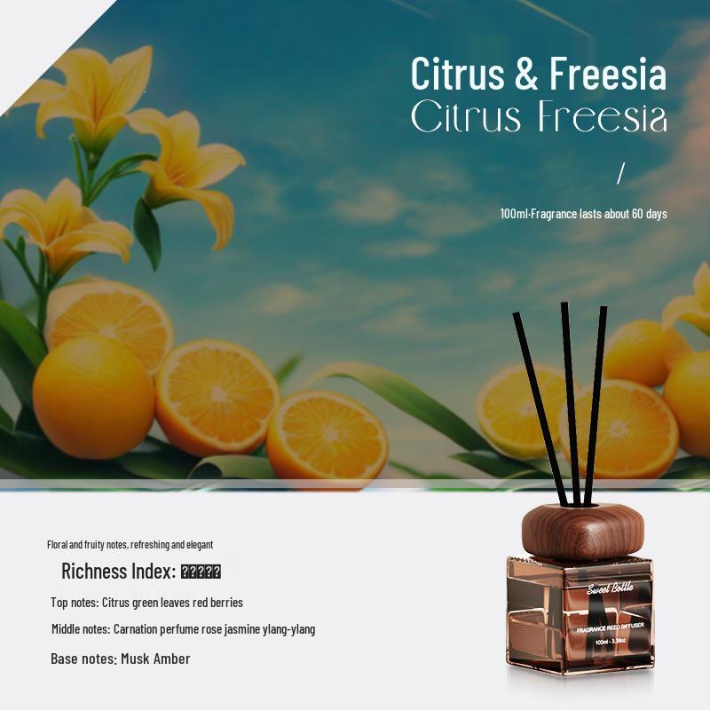 Luxury Long-lasting Rattan Diffuser: Alcohol-free, Fire-free Aromatherapy for Home & Hotel