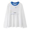 In-Stock 2026 Spring Casual Cartoon Cat Print Women's Long Sleeve T-shirt