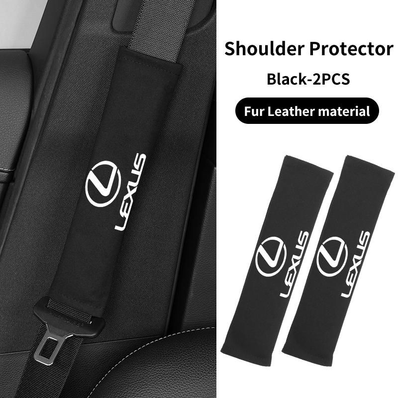 

Car Seat Belt Protector Cover Safety Belt Shoulder Pad Accessories For Lexus F SPORT ES ES300 GS IS GS200 LS LX570 RX300 IS250 L