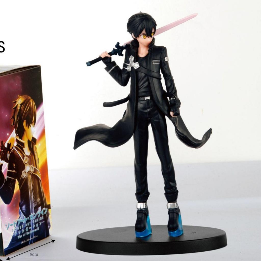 17CM Anime Sword Art Online Kirigaya Kazuto Figure War of Underworld Model Toy Gift Collection Yuuki Asuna Action Figure PVC