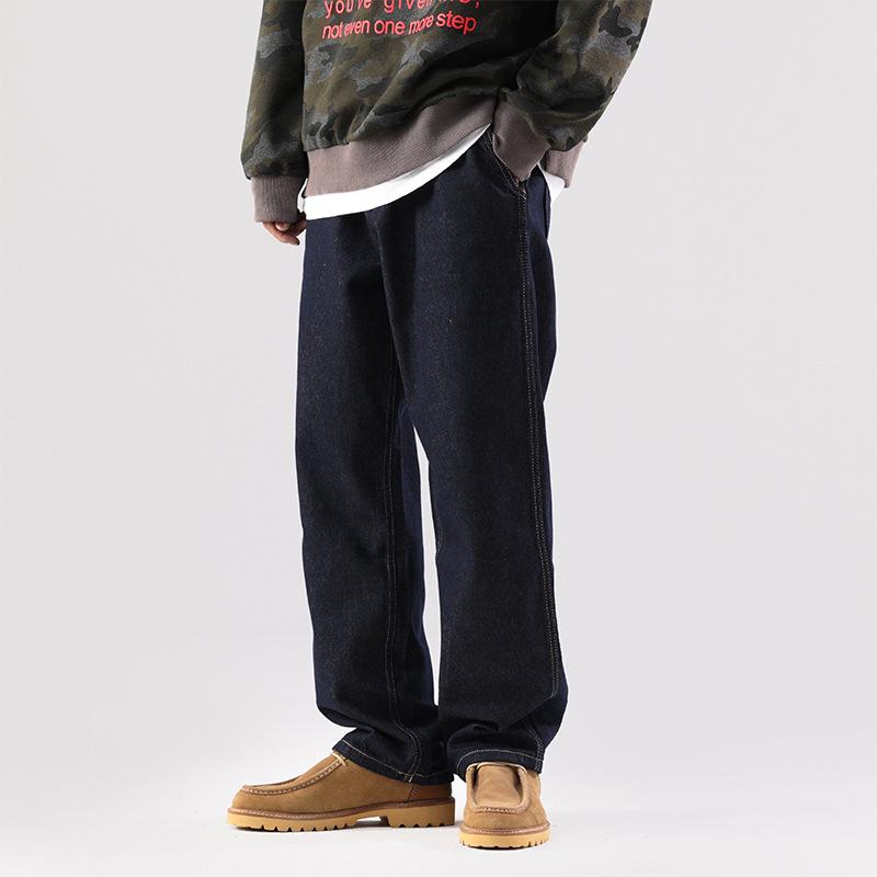 New Spring and Summer Classic Loose Straight-fitting Jeans Versatile High Street Style