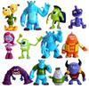 12pcs Anime Figurines Monster Action Dolls Cartoon Cute Pvc Model Desktop Decoration Childrens Toys Holiday Gift
