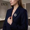 Sparkling Snowflake Brooches Brooch Pin for Women, Rhinestone Alloy Lapel Women Formal Pins Pin, Decorative Accessory Coats Sweaters Suits Dresses