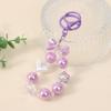 1Pcs Keychain Wristband Bag Pendant Bow Lucky Phone Lanyard Mobile Phone Chain  for Women/Lady/Girl