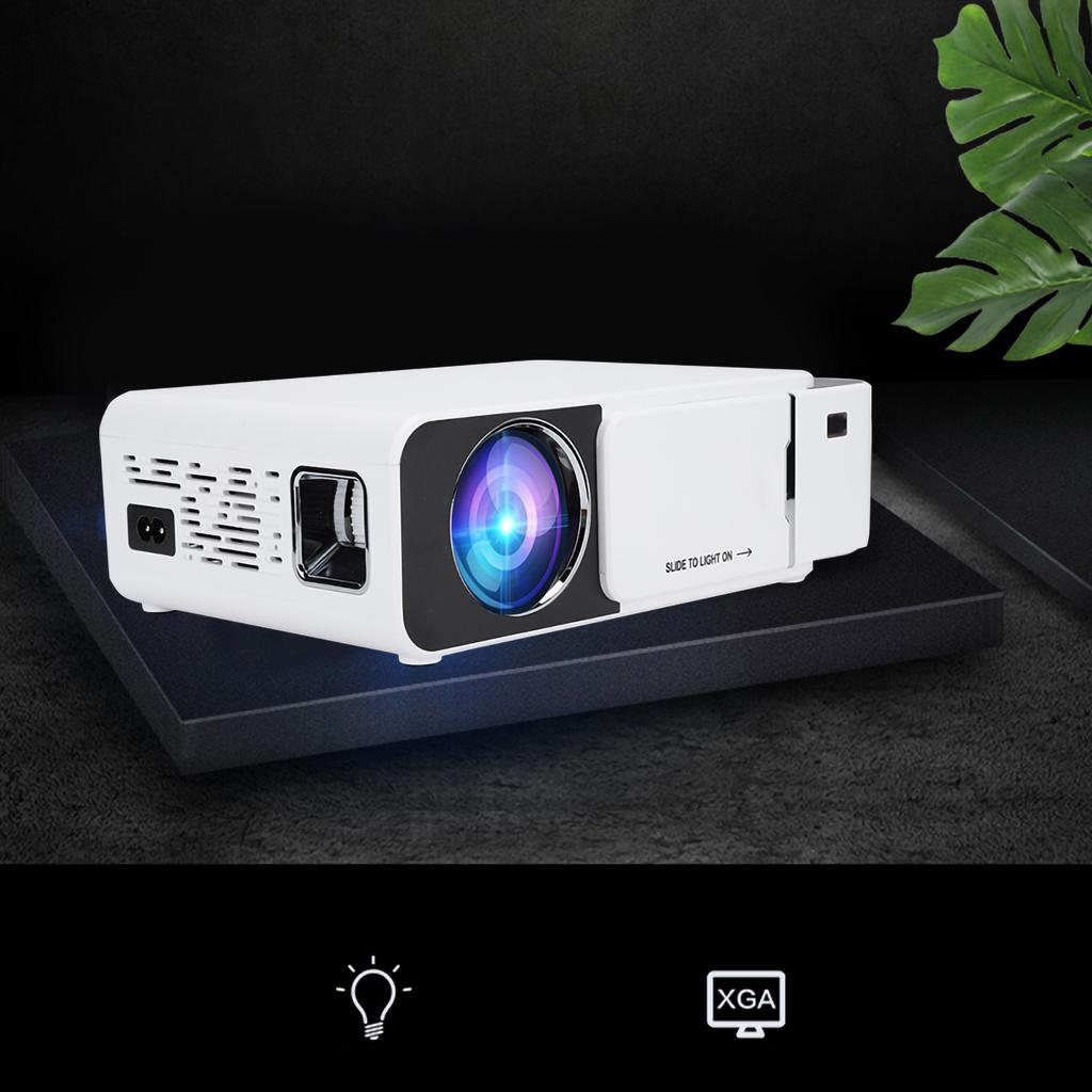 T5 Home Theater HD Mini Portable Projector Family Children"s Smart Phone Led ProjectorsUK Plug