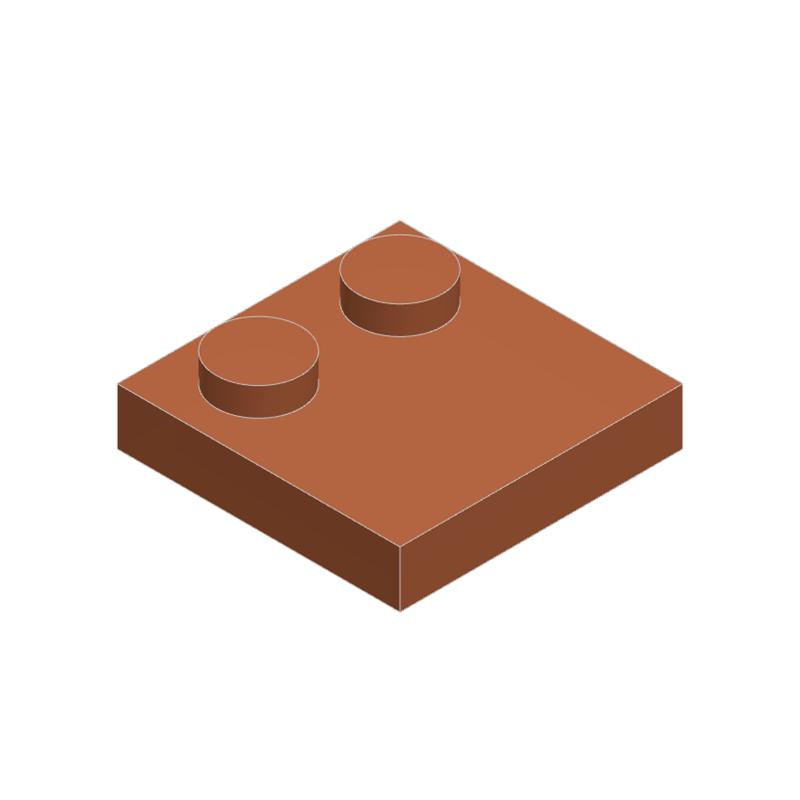 50g/90PCS 33909 2x2 Modified Thin Block Moc Color Accessories Compatible with Brick DIY Children's Toy Assembly Parts