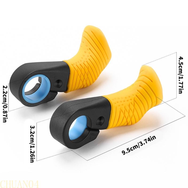 A1A2 Comfortable Bicycles Handlebars End Ergonomically Cycling Thumb Grips Universal Bike Handle Accessorie