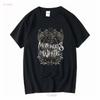 Motionless In White Schwarzes T-Shirt Ohne Etikett vintage Gewaschen Grafik Dehnbar homme Stilvoll Unisex Atmungsaktiv Freizeit
