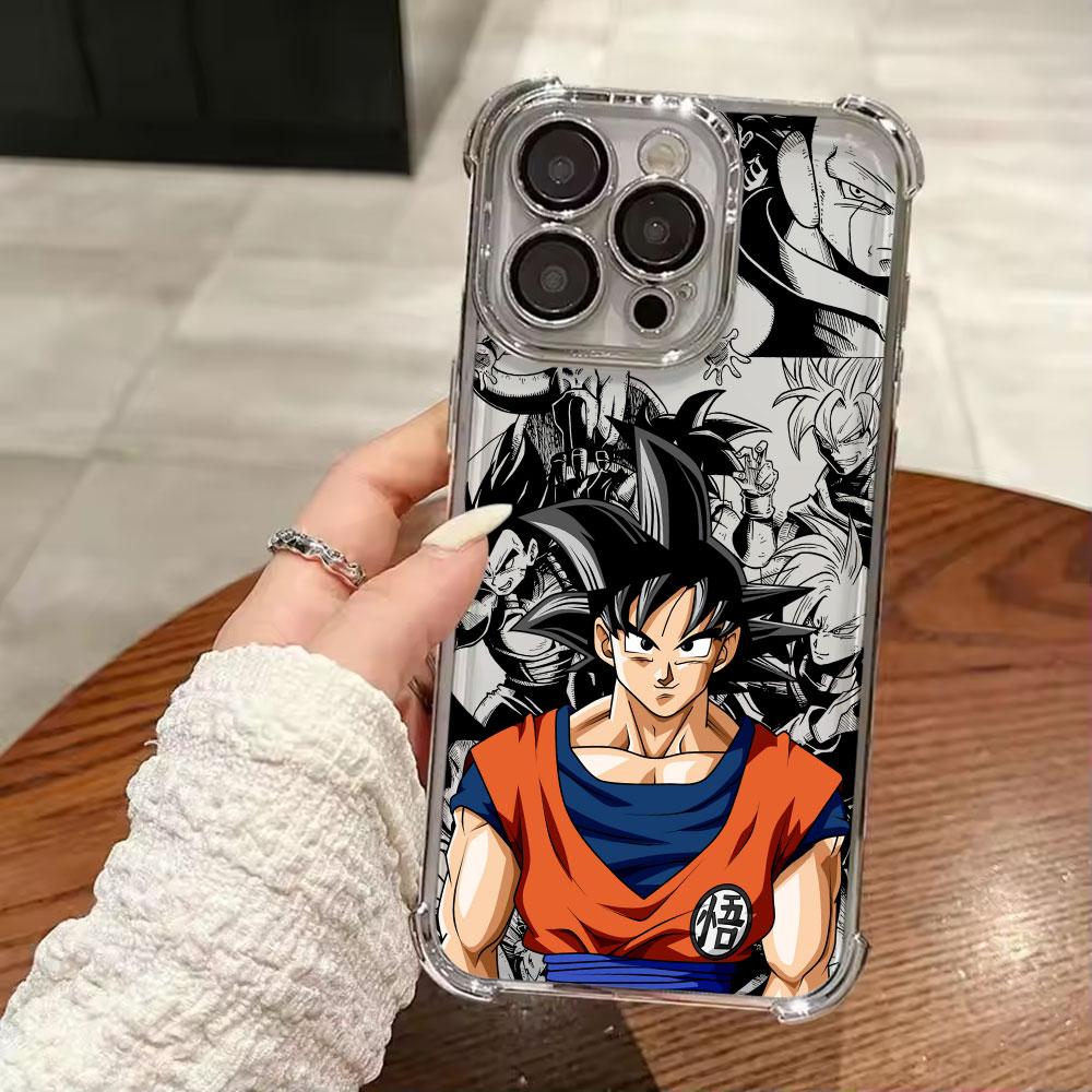 Goku Anime Dragons Balls Morbida Custodia Per iPhone 17 Pro 16 15 14 13 12 11 Pro Max Custodia 17 Plus 17E 16E 17Air Silicone Copertura Telefono