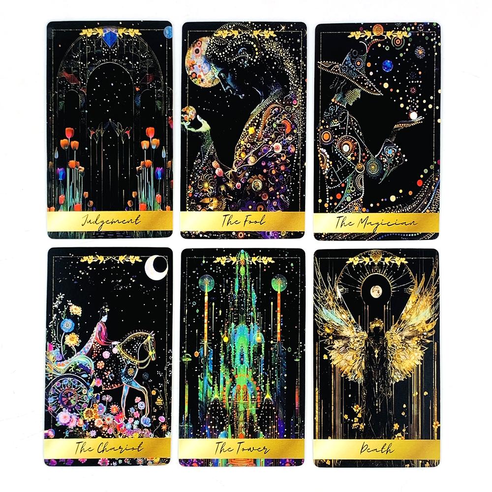 New Tarot Deck A 78pcs Tarot Cards Predictive Divination Oracle Cards Board Game, Family Party Game Cards Holiday Games