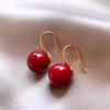 Korean Fashion Cute Pearl Earrings: Sweet, Simple, Ins Style Bread Bead Ear Cuffs for Women