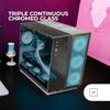 Boîtier gaming - mars gaming - mc-nova3 - triple verre chromé - refroidissement extrême - e-atx xxl