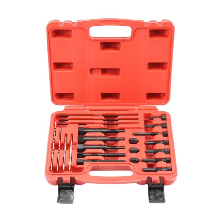 

22Pcs Pre Heating Plug Dismantlement Tool Automotive Fractures Pre Heating Plug Electrode Thread Repair Tool Kit 1