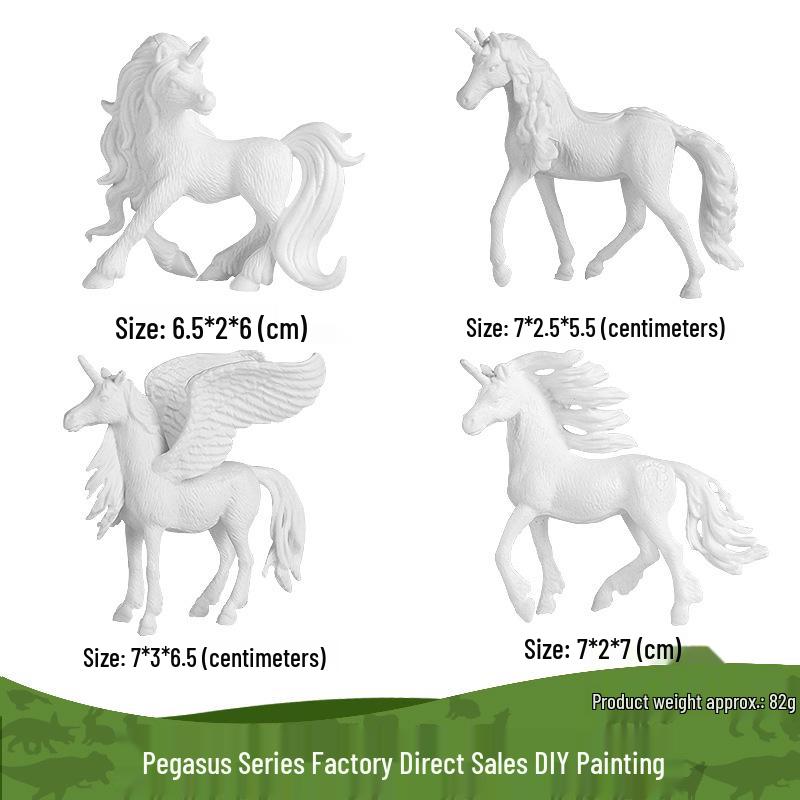 European Mythology Pegasus & Unicorn Children's Toy Figurine Set