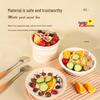 Qianxing 350ml Biodegradable Round Bowls (100-Pack)