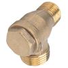 Brass Check Valve 2 Way Non-Return Valve for    S Pneumatic Hydraulic Systems