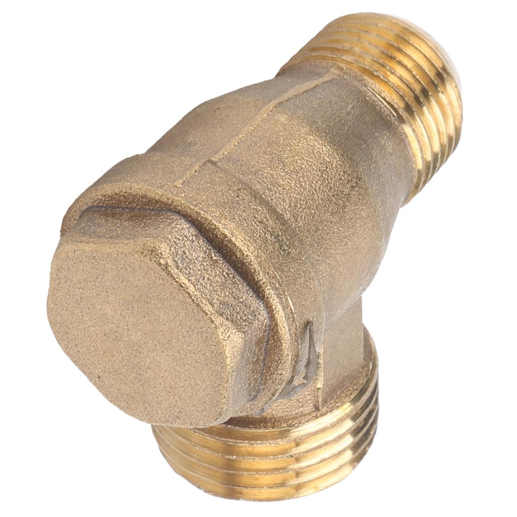 Brass Check Valve 2 Way Non-Return Valve for S Pneumatic Hydraulic Systems