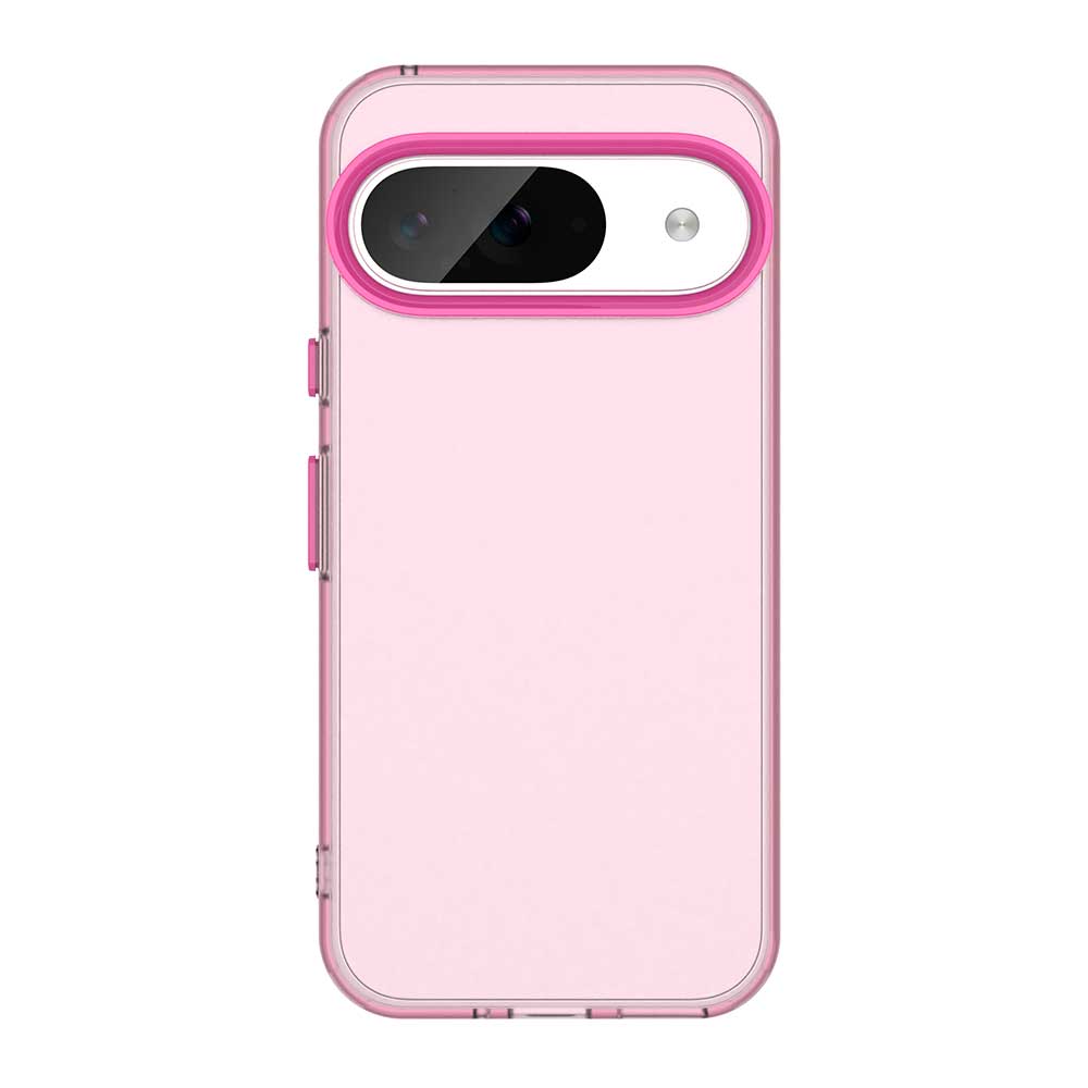 

Матовый чехол для Google Pixel 9 Обложка Pixel 9 Pro XL Funda Coque Матовый Полупрозрачный ПК Конфетный цвет Задний бампер для телефона Pixel 9 For Pixel 9 Pro красный