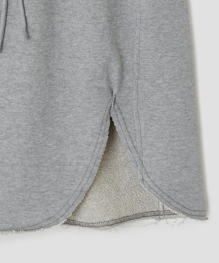 Taibseobiseu Slit Pocket Jersey Skirt [Gray]