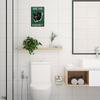Are You Pooping Signs Funny Black Cat Sign for Bathroom Wall Decor, Vintage Cat Gift 8 X 12 Inch