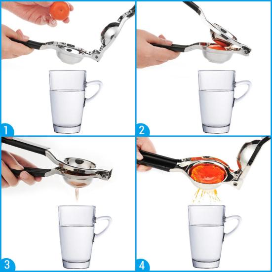 Household Anti Slip Handheld Manual Lemon Fruit Juicer Squeezer Kitchen Utensil