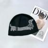 25 Early Autumn New Cold Hat Men's and Women's Jacquard Hat Knitted Hat Embroidered Sausage Puppy Trend Wool Hat