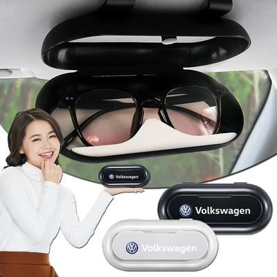 Für Volkswagen Auto Sonnenblende Sonnenbrillenetui Brillenhalter Auto Brillenetui Mit Für VW Volkswagen Jetta MK5 Golf Passat 601 171 Ca