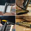 Capo Tast Guitar String Cutting Bridge Pin Puller 4 in 1 Acoustic Guitar Electric 6 Strings Acoustic Guitar Capo 5 guitar plectrums and pouch included