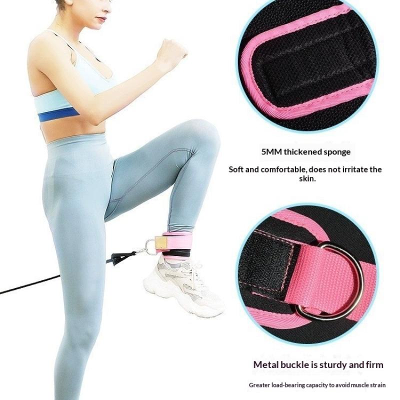 Ankle Straps for Cable Machine Durable Neoprene Padded Ankle Cuffs for Men Women Gym Glute Workout Kickback Exercise