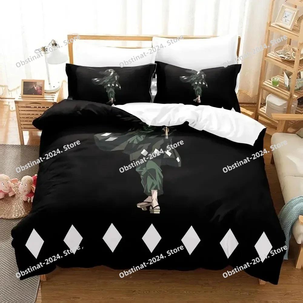 Anime Bleach Urahara Kisuke Ložní souprava Povlak na přikrývku Ložní sada Povlak na přikrývku Povlak na polštář Přikrývka King Queen Size Chlapci Dospělí Ložní prádlo