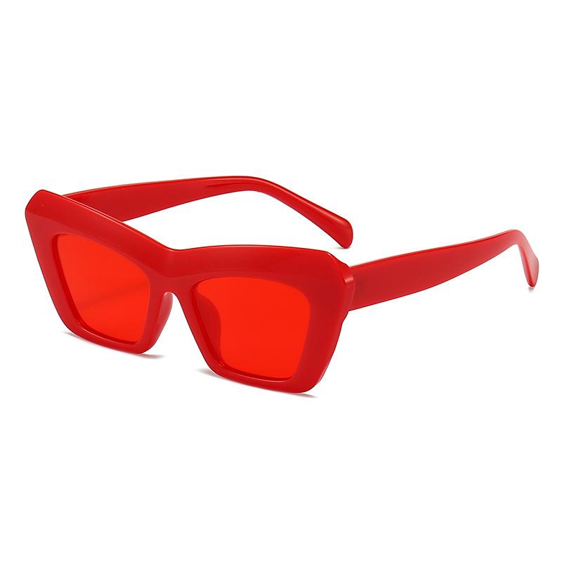 

Latest Vintage Sunglasses Women Men Square Big Frame Sun Eyeglasses Female Brand Style Designer Vintage Retro Shades Trendy Cat Eye Oculos De Sol