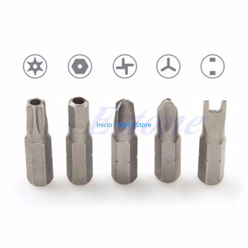 A5YD 33Pcs Security Bit Set Drill Star Spanner Torx Screwdriver with Holder New