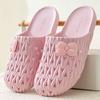 Women Summer Beach Hole Sandals Female Green Soft Sole EVA Clogs 2024 Fashion Lady Non-slip Outdoor Slippers
