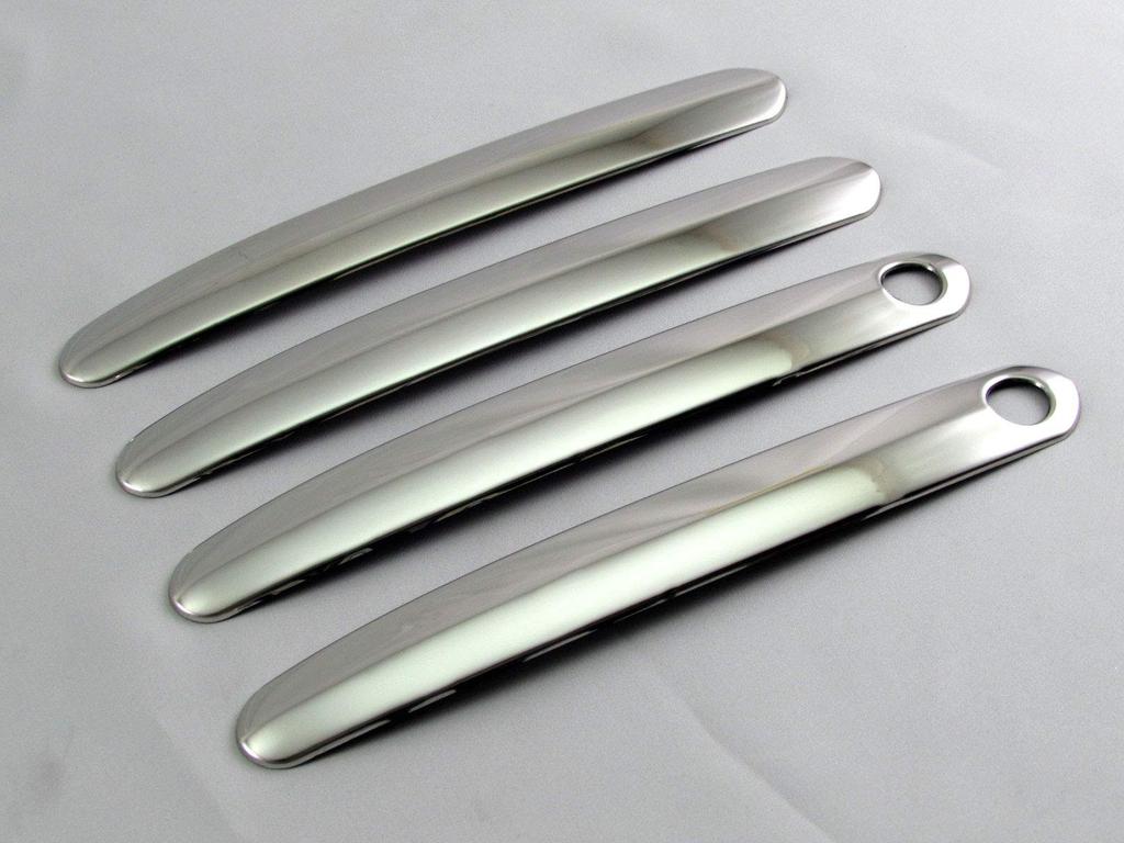 BRIGHTZ Finish Stainless Steel Door Handle for Toyota Crown Crossover TZSH35 AZSH35 TZSH AZSH H35 35 Crown Crossover Ultra-Mirror Covers, Half-Type,