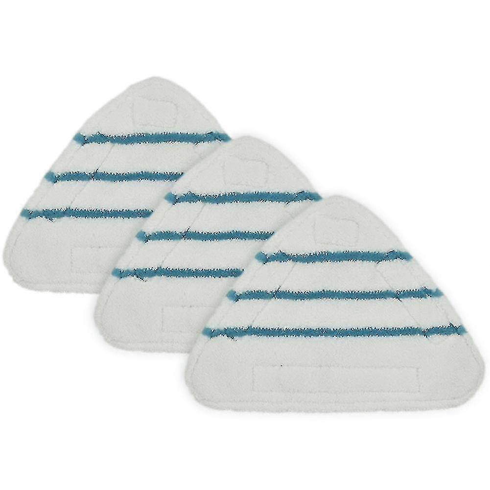 3pcs Steam Mop Replacement Pads Triangle Washable Cloth Cleaning Floor Microfiber Mop Head Pad Steam
