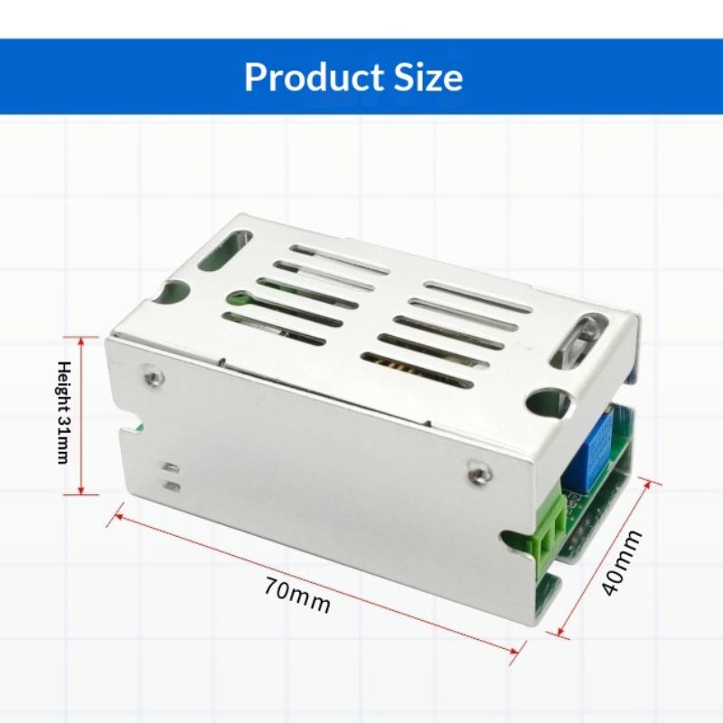 Dc-Dc Dc1-36V 200W 15A Step Down Buckconverter Power Supply Module Voltage Regulator Transformer Board 4 Usb With Case