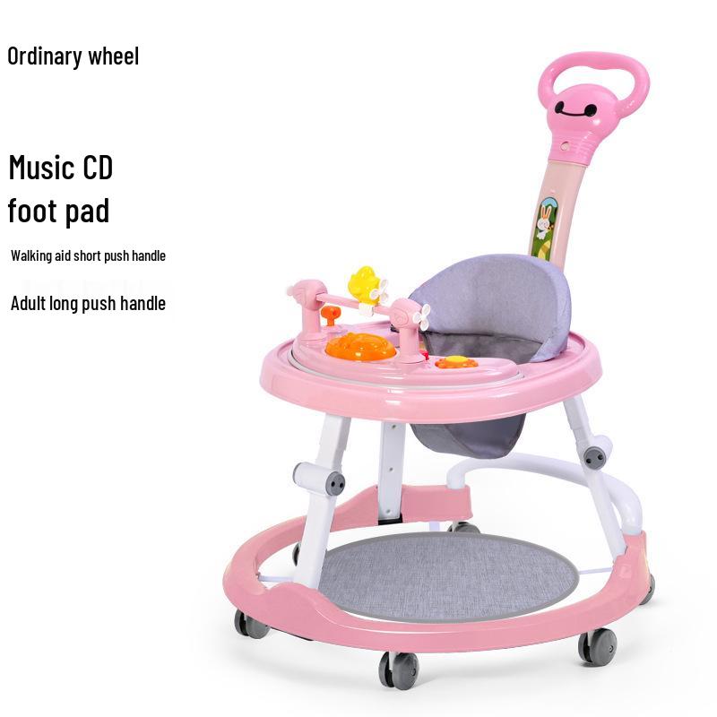 Multi-Function Baby Walker: Anti-Fall, Anti-Rollover, U-Shaped, Suitable for Boys & Girls.