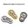 Fingertip Flying Pins Anti-Stress Spinner Anxiety Metal Bike Chains EDC Spinner Fidget Bags for Adult Kids
