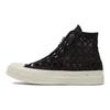 Converse Scarpe da ginnastica da donna Chuck 70 alte maculate nere all'uncinetto da donna Bright-Poppy Egret 570784C
