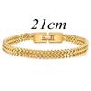 European & American Hip Hop 6MM Dragon Bone Snake Chain Bracelet - Fashionable Titanium Steel