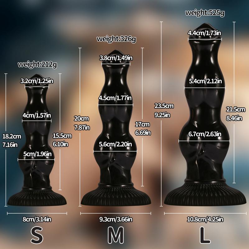 Animal Large Dog Dildos with Sucker Anal Plug Thick Black Dildo for Women Men Anal Clit Massage Female Masturbator Sex Toys