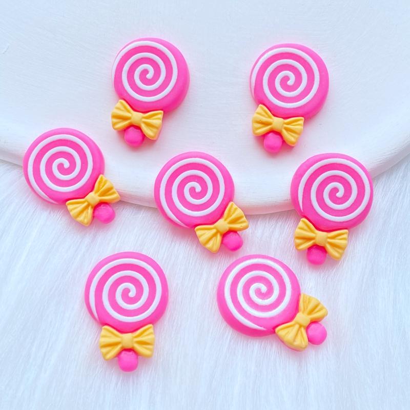 10/20Pcs New Resin Mini Candy / Lollipop Series Flat back Cabochons Scrapbooking DIY Jewelry Craft Decoration Accessories