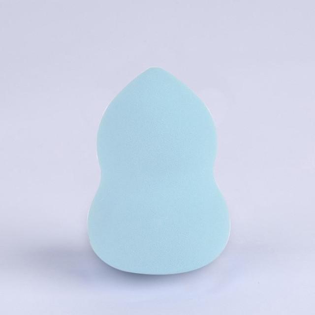 

Спонж для макияжа с каплями воды, косметический спонж, пудра для лица, BB-крем, косметический спонж для растушевки, спонж для растушевки тонального крема светло-голубой