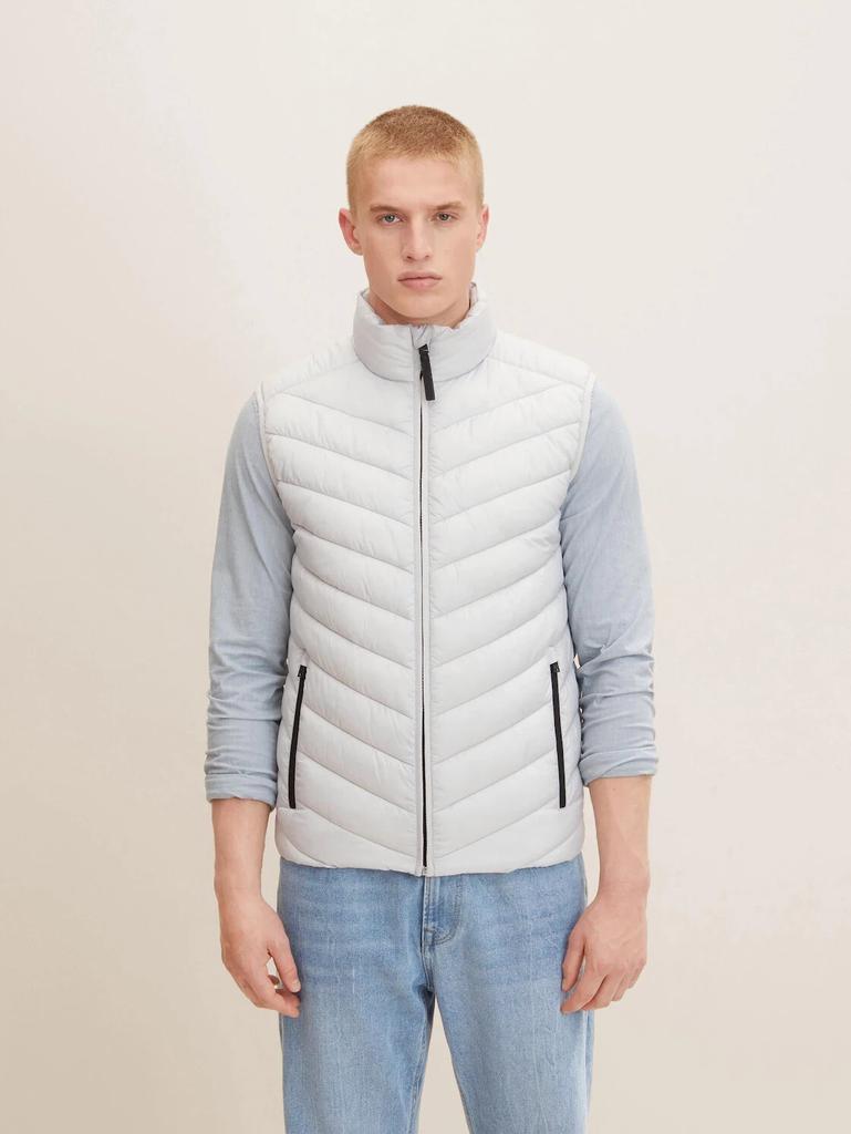 Зимняя куртка Tom Tailor Gesteppte Weste (1031473) грубый серый
