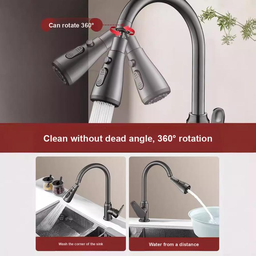 Faucet Splash Guard Kitchen Washbasin Universal Joint Extension Nozzle Booster Splash Proof Water Outlet