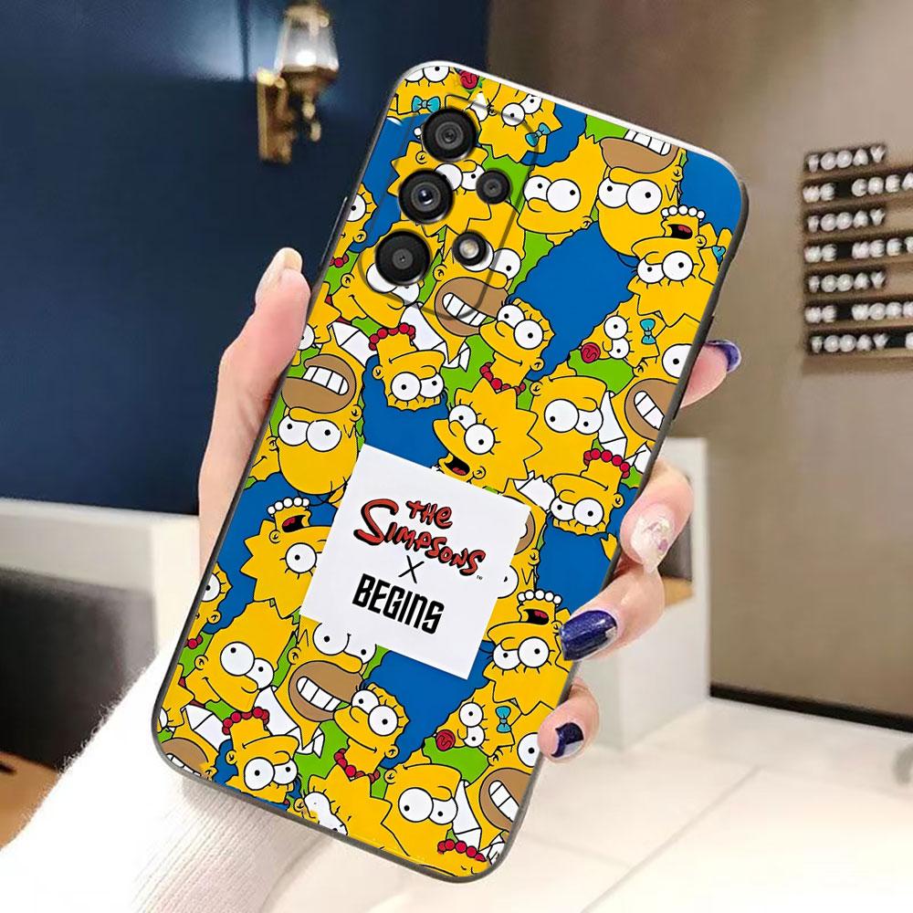 Cute Baby The S-Simpsons Phone Case For Samsung Galaxy A72 A71 A55 A54 A53 A52 A42 A35 A34 A33 A32 A23 A22 A21S A20S Case Funda