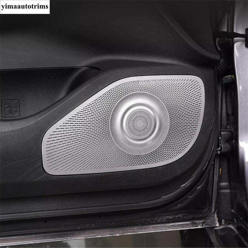 Car Inner Door Speaker Horn Audio Sound Frame Decor Cover Trim For GAC Trumpchi Empow - 2025 Stainless Steel Accessories