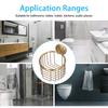Hollow Out Toilet Paper Holder Antique Rust Proof Wall Mounted Tissue Roll Basket Rack For Bathroom